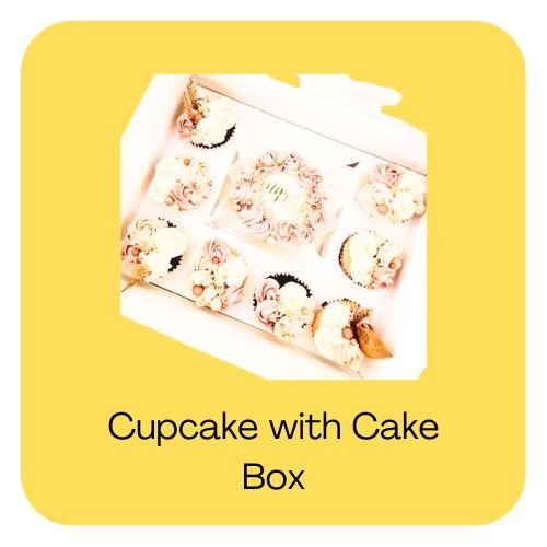 CUPCAKES WITH CAKE BOXES