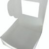 10x10x4.50 Inches Top Window White Box (3~4Lbs Cake) - Image 2
