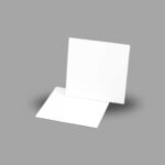 10 Inches White Square Laminated Wooden Plate