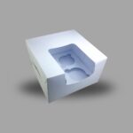 4 Cupcakes Big Window Box