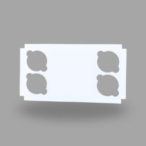 4 Cupcakes With Bento Cake Inner Cavity Base