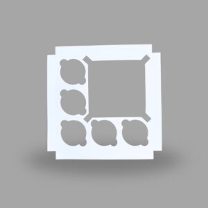 5 Cupcakes With Bento Cake Inner Cavity Base