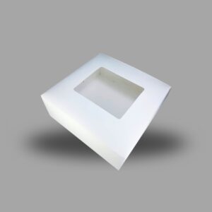 Top Window White Box + Square Cake Base